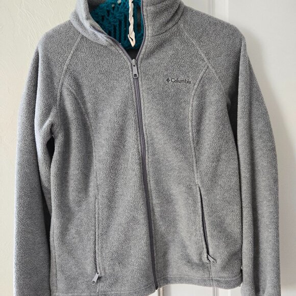 Columbia Fleece Gray Size M Lightly Loved - Picture 1 of 4